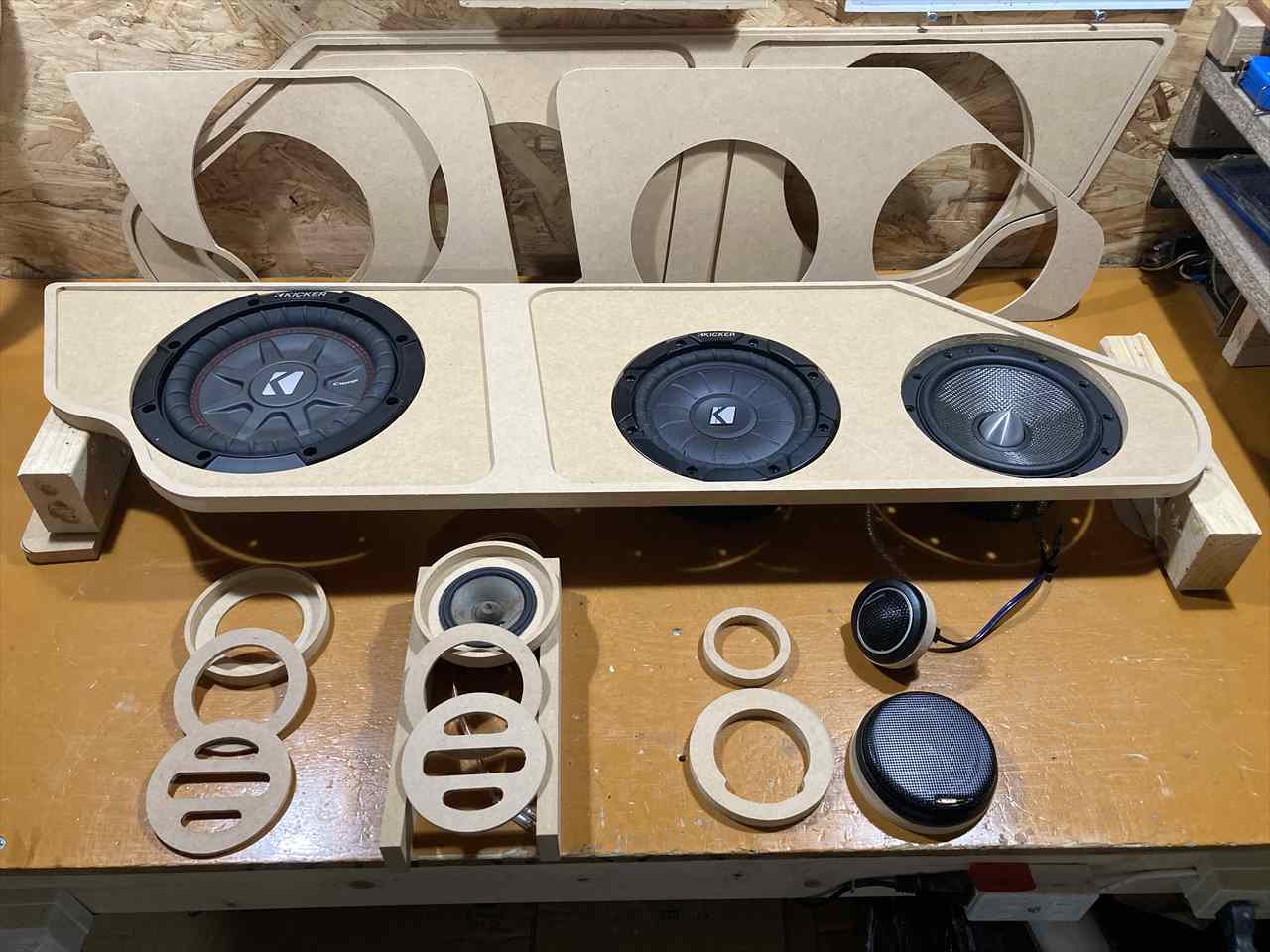 オリジナルスピーカーバッフル